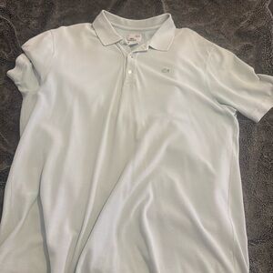 Vintage Washed Lacoste Polo Light Blue